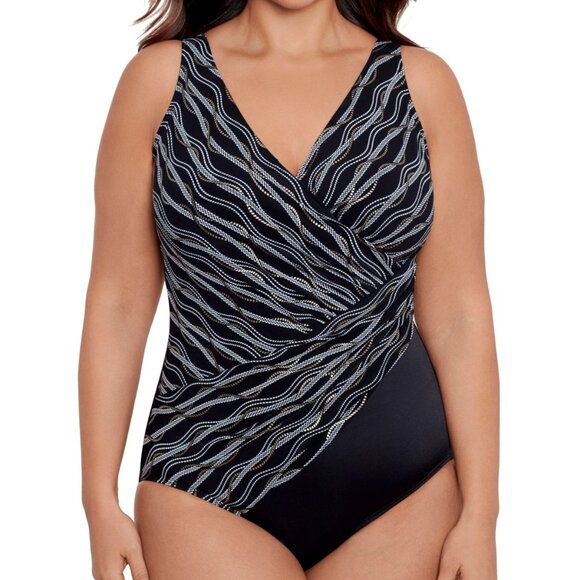 Miraclesuit Other - Miraclesuit Plus Size Linked In Oceanus One Piece Swimsuit